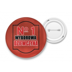 Przypinka Wyborowa Kobieta